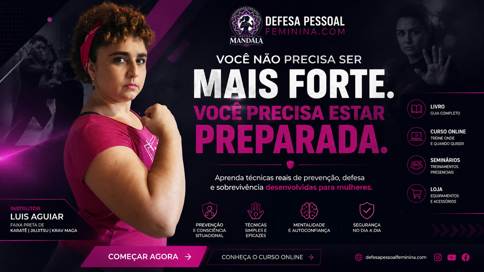 Defesa Pessoal Feminina — você não precisa ser mais forte, precisa estar preparada