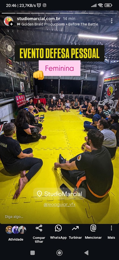Curso de Defesa Pessoal Feminina 07/03