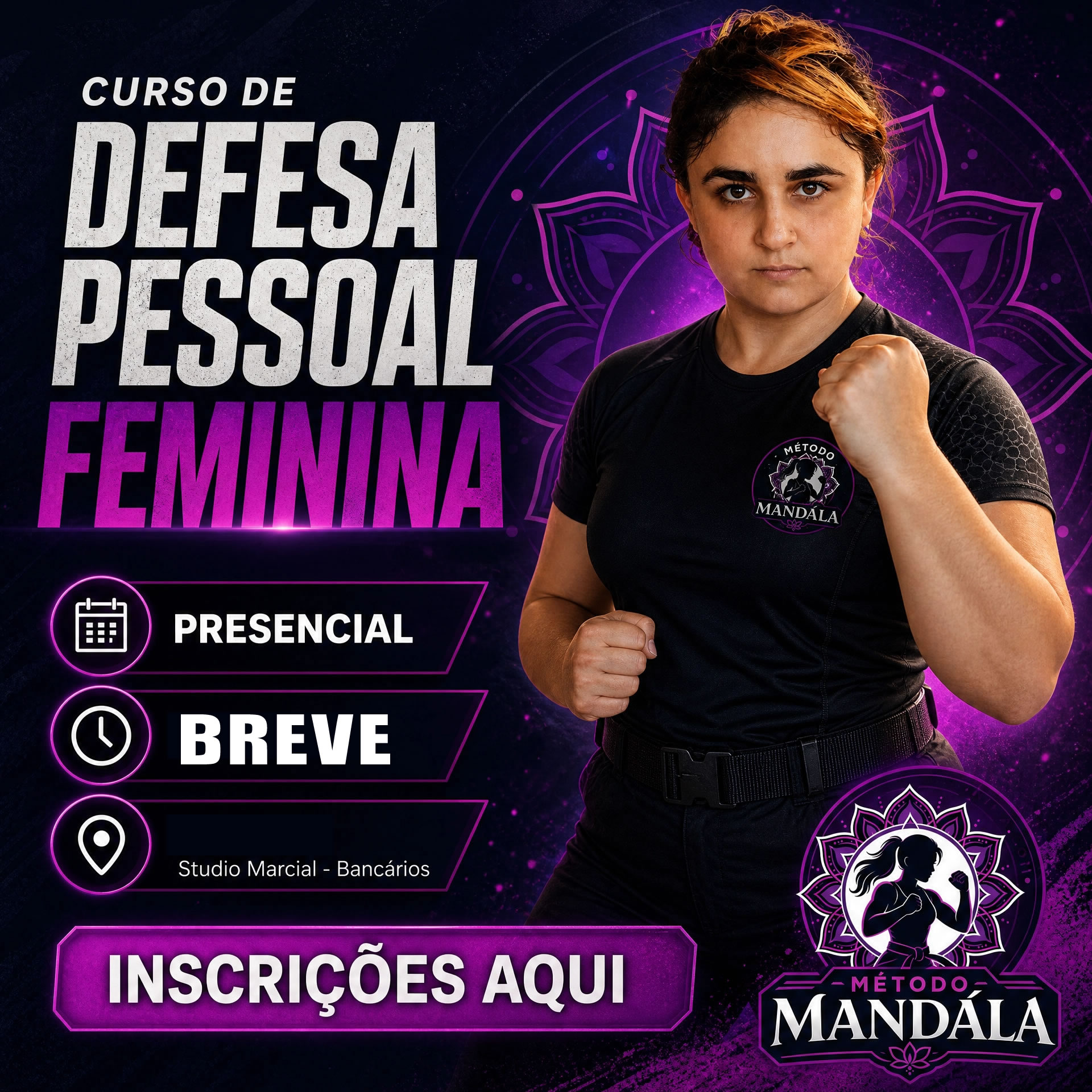 Próximo Seminário de Defesa Pessoal Feminina — garanta sua vaga